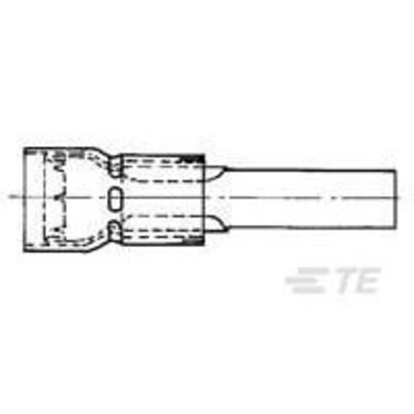 Te Connectivity PIDG WIRE TIP 130861